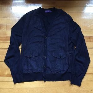 Ralph Lauren Purple Label Cardigan Italy cashmere